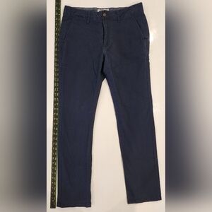 Flag & Anthem Men's Slim Fit Chino Pants - Dark Blue 32/32
